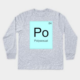 Polysexual Element Kids Long Sleeve T-Shirt